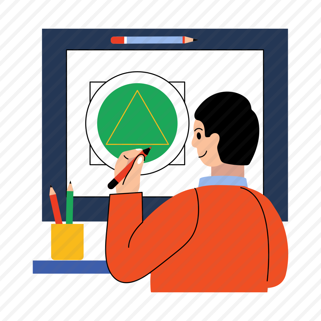 Inscribed Triangle, Geometry, Drawing, Shape, Student preview