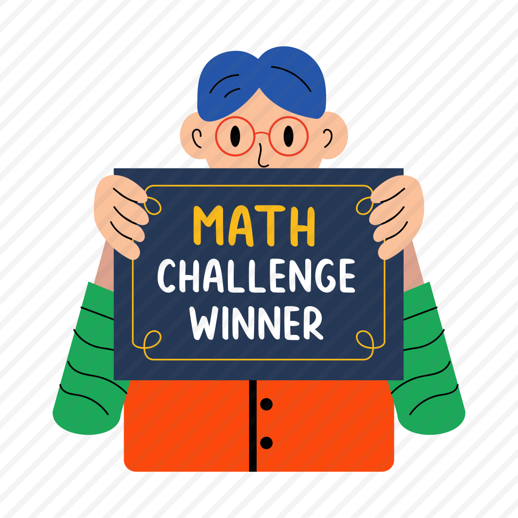 Math Certificate, Math Challenge, Winner, Credential, Student preview