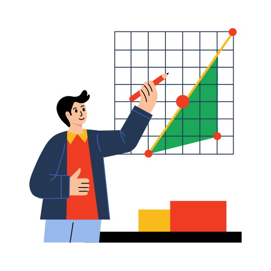 Math Diagram, Graph, Teaching, Lesson, Lecture illustration