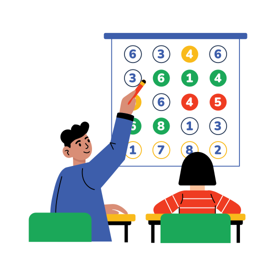 Math Lecture, Teaching, Tutoring, Lesson, Instructing illustration