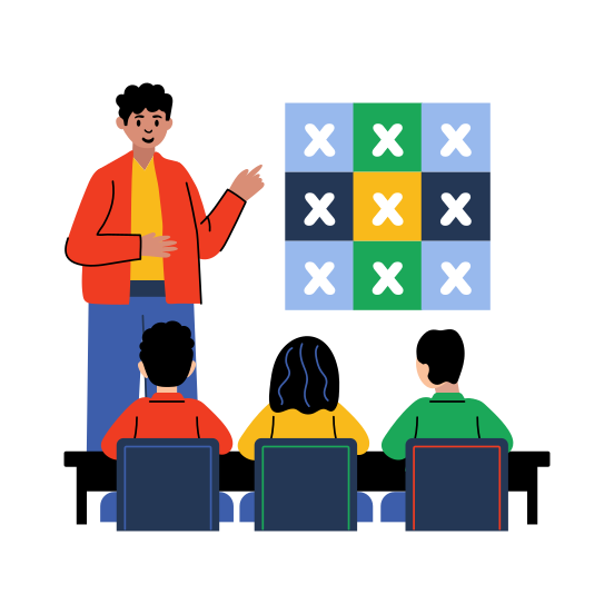 Math Tutor, Teaching, Lecture, Lesson, Class illustration