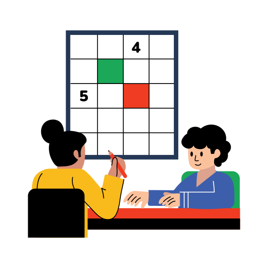 Sudoku Puzzle, Game, Playing, Activity, Learning illustration