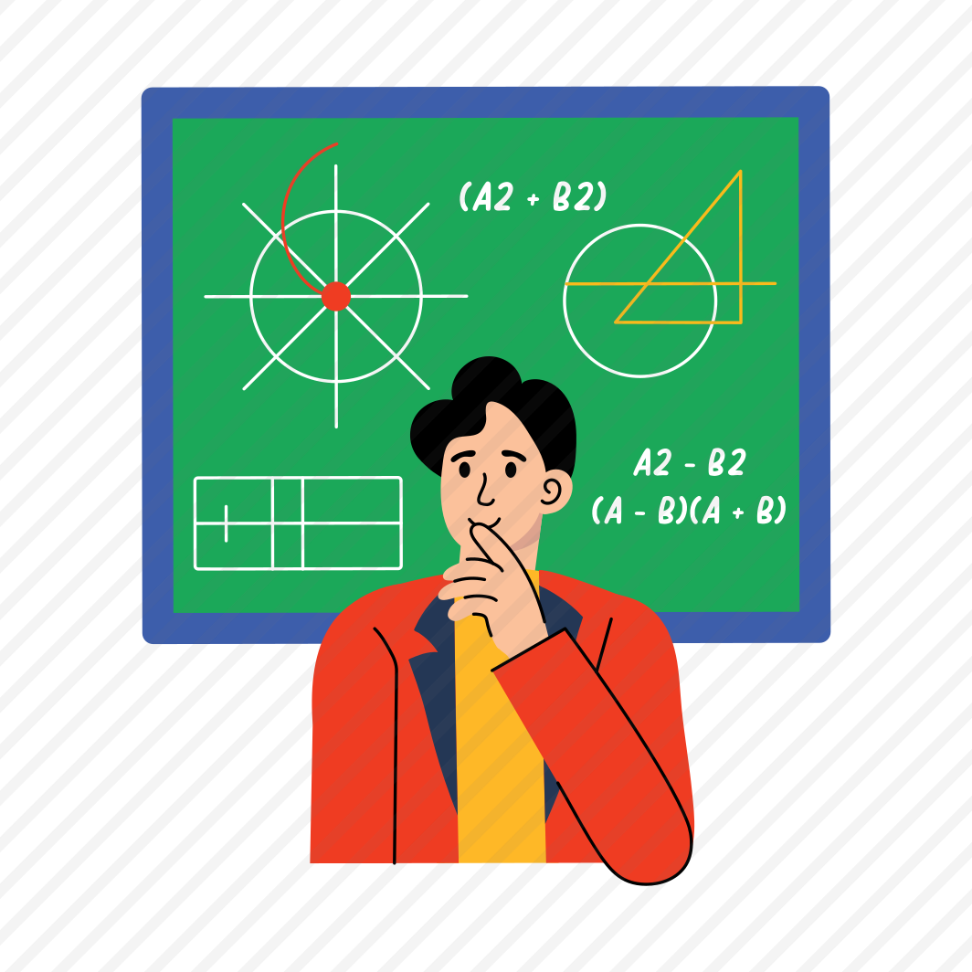 Thinking, Solving, Concentrating, Mathematics, Student preview