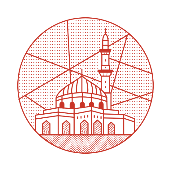 Abdullah Mosque, Landmark, Building, Structure, Architecture illustration