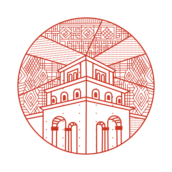 Alhambra, Religious, Landmark, Building, Structure, illustration