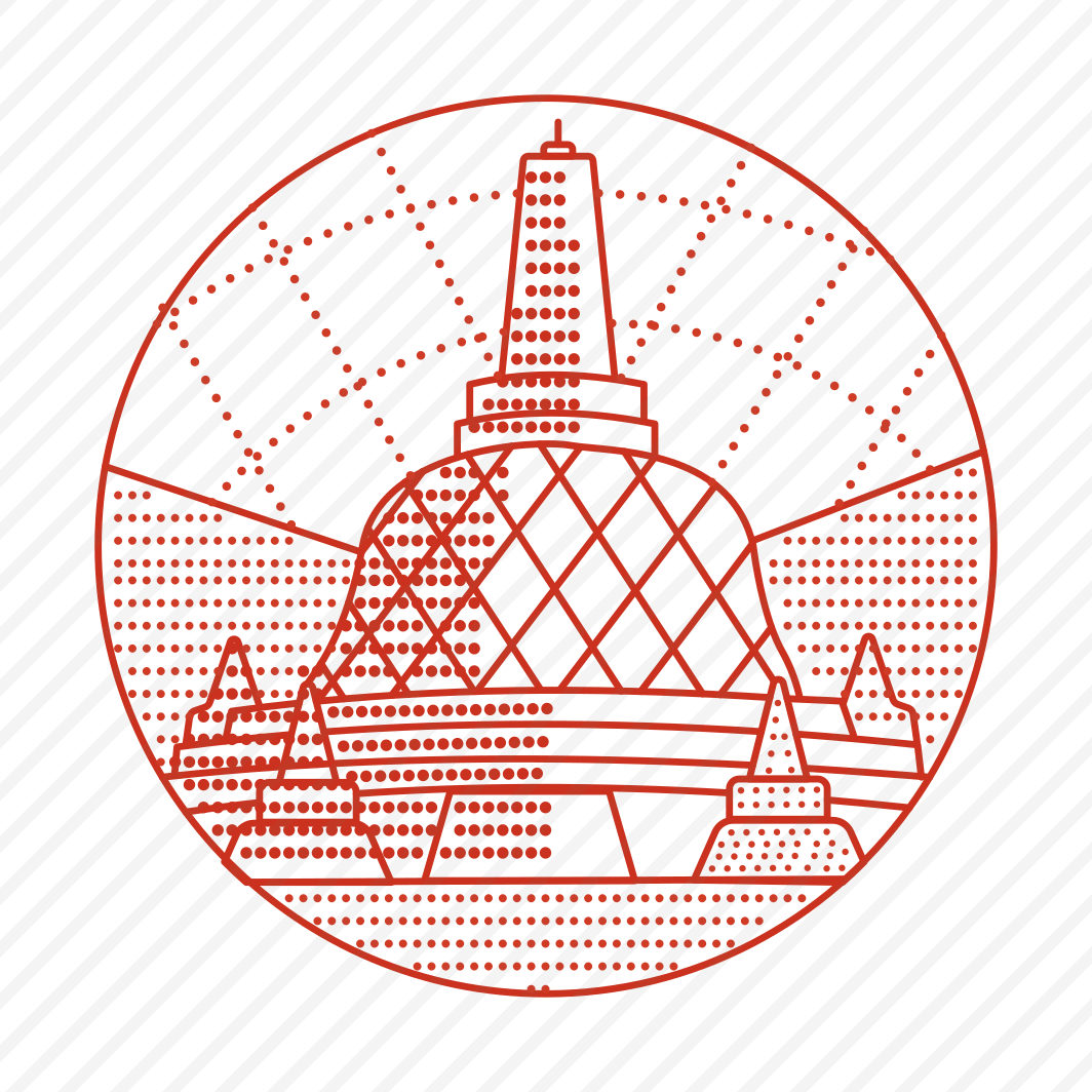 Borobudur Temple, Monument, Landmark, Building, Structure, preview