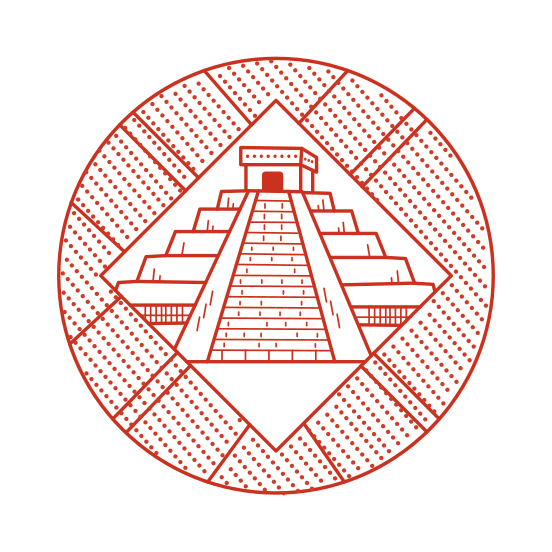 Chichen Itza, Pyramid, Landmark, Building, Structure, illustration