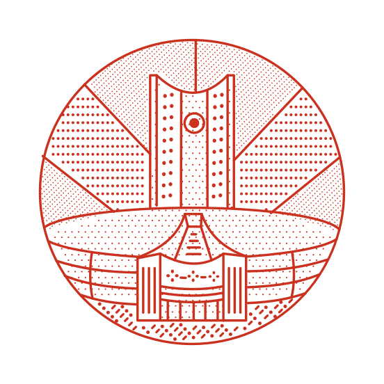 City Hall, Monument, Landmark, Building, Structure, illustration