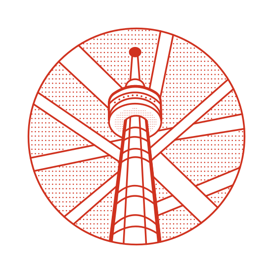 Cn Tower, Skyline, Landmark, Building, Structure, illustration