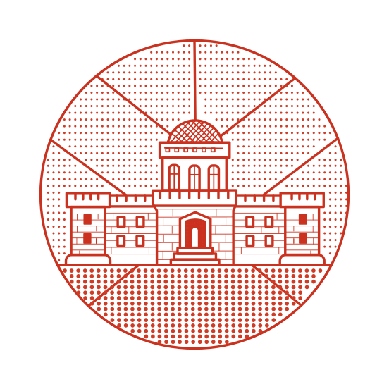 Dublin Castle, Fortress, Landmark, Building, Structure, illustration