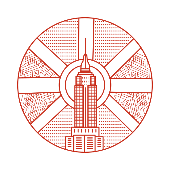 Empire State, Clock Tower, Landmark, Building, Structure, illustration