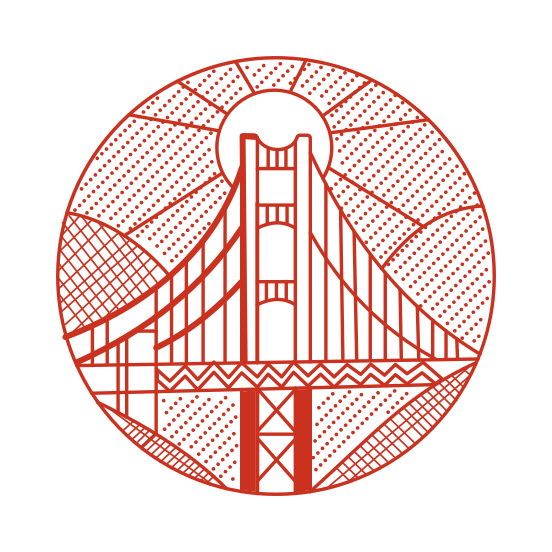 Golden Gate, Tower, Landmark, Building, Structure, illustration