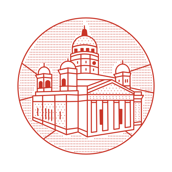 Helsinki Cathedral, Landmark, Building, Monument, Architecture illustration