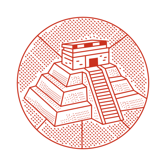 Palenque Ruins, Landmark, Building, Structure, Architecture illustration