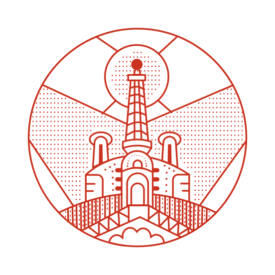 Park Guell, Landmark, Building, Structure, Architecture illustration