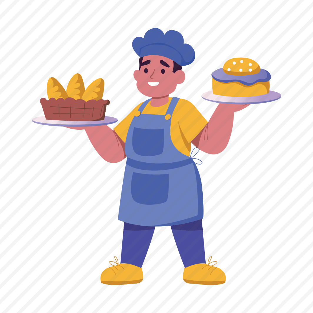 Baker, Chef, Confectioner, Serving, Character preview