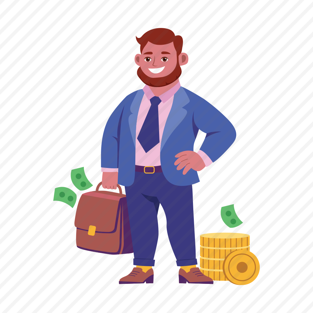 Banker, Cashier, Accountant, Professional, Character preview