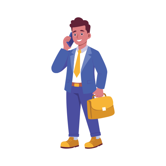 Businessman, Investor, Capitalist, Professional, Character, illustration