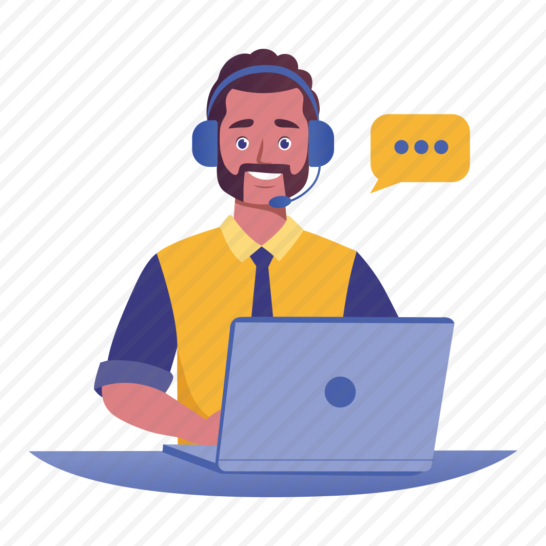 Customer Support, Representative, Help, Service, Character preview