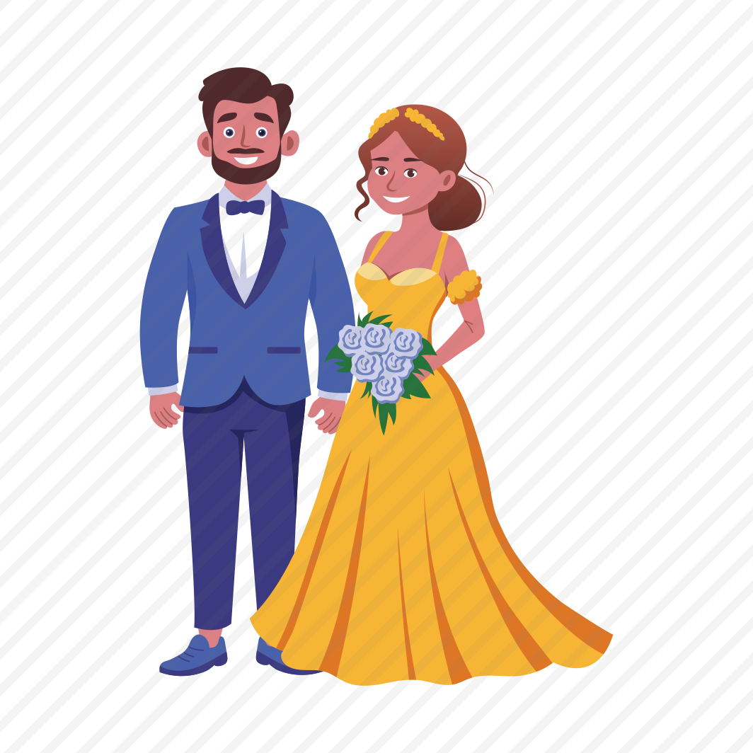 Newlywed Couple, Married, Wedding, Spouses, Partners preview