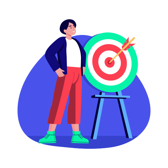 Aim, Objective, Purpose, Leader Mission, Leadership, illustration