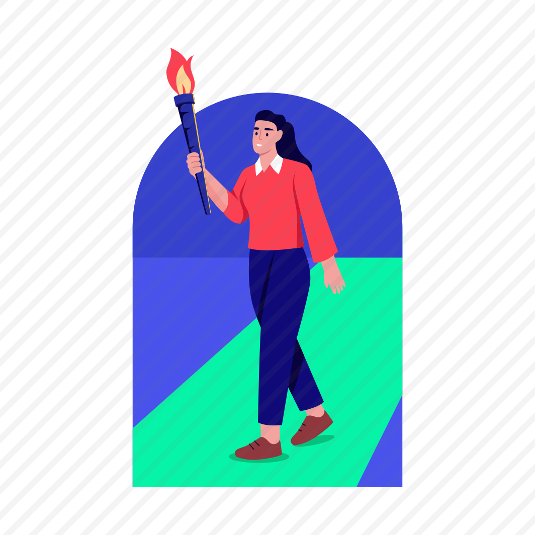 Carrying Torch, Freedom, Guidance, Leadership, Mentorship, preview