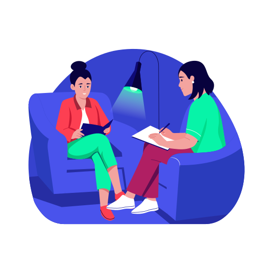 Discussion, Meeting, Conversation, Counseling, Chat illustration