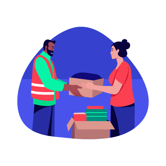 Donation, Charity, Philanthropy, Humanitarian, Volunteering illustration