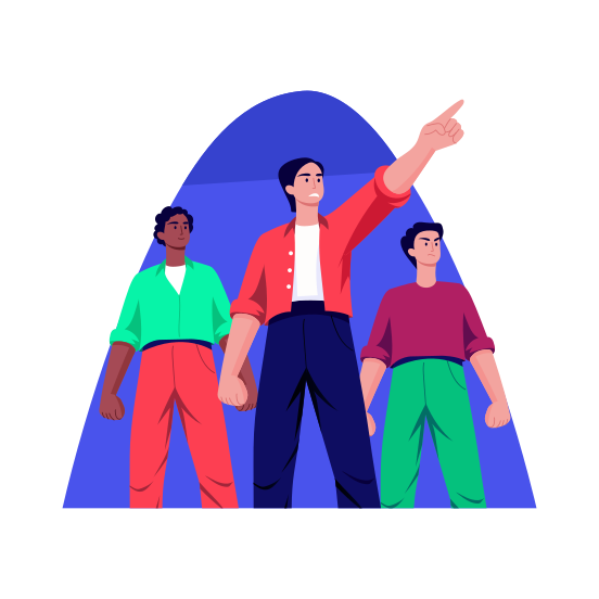 Guidance, Support, Help, Leadership, Mentorship, illustration