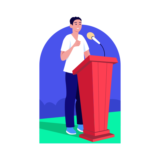 Oration, Speech, Debate, Conversation, Speaking, illustration