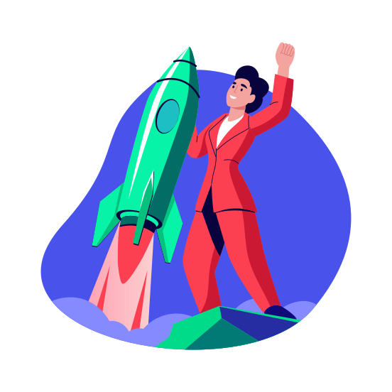 Startup, Beginning, Initiative, Leadership, Growth, illustration