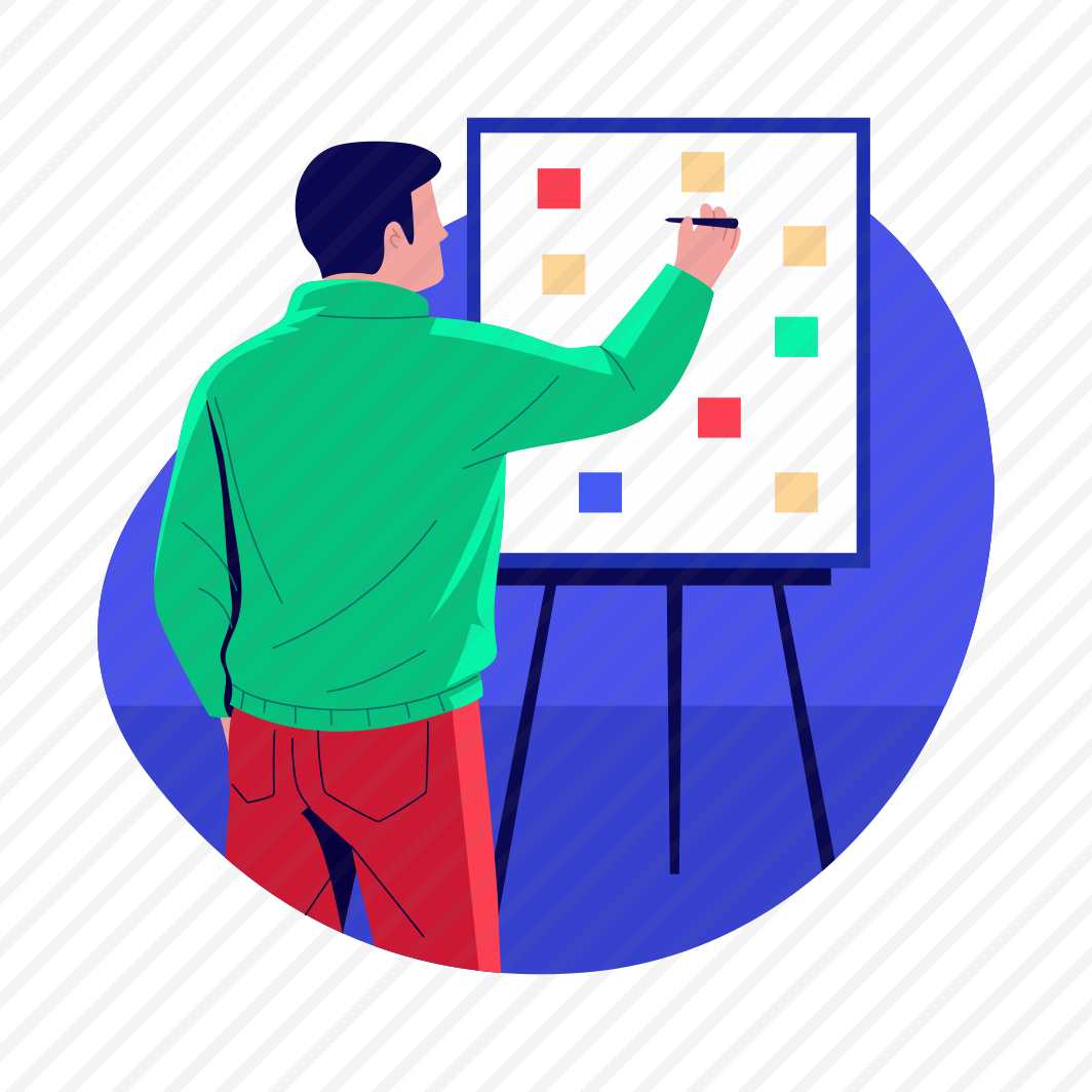 Strategic Planning, Objective, Approach, Workflow, Vision Board preview