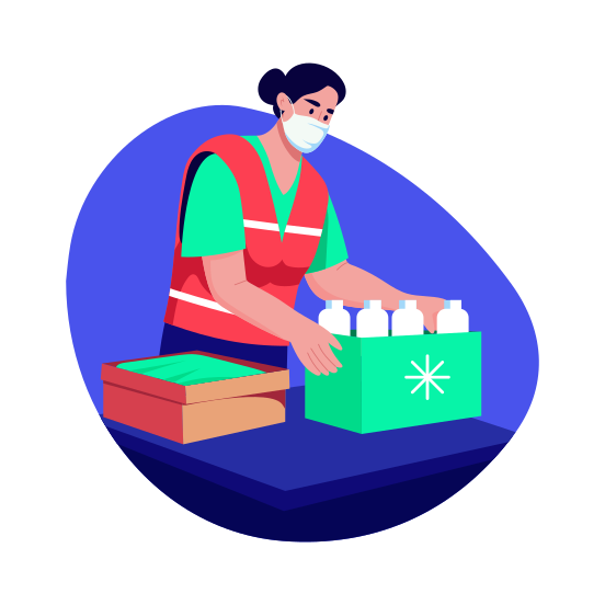 Welfare, Volunteering, Philanthropy, Charity, Donation illustration