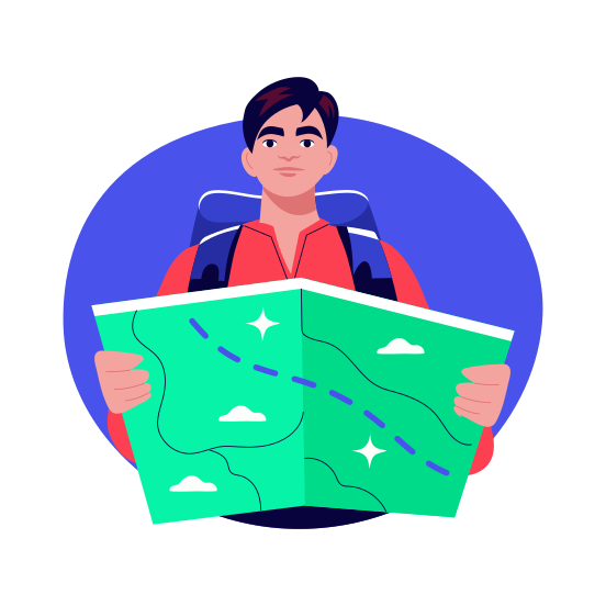 Young Leader, Guidance, Leadership, Mentorship, Adventure illustration