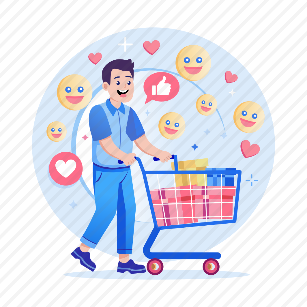 Customer Satisfaction, Happy, Smiling, Consumer, Shopping preview