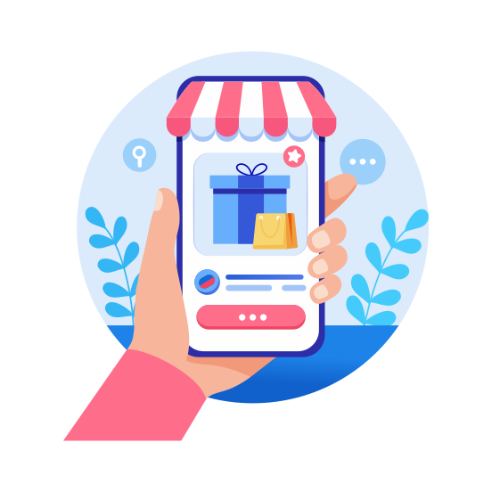 Gifts, Surprise, Souvenirs, Presents, Retailing illustration