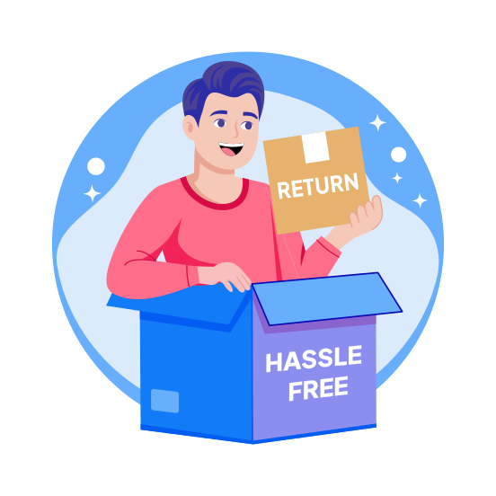 Hassle, Parcel, Order, Customer, Shopping illustration