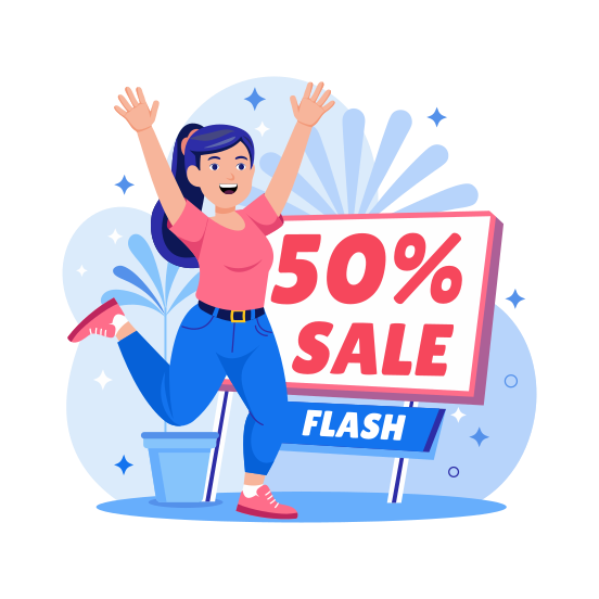 Sale Offer, Discount, Promotion, Advertising, Rebate, illustration