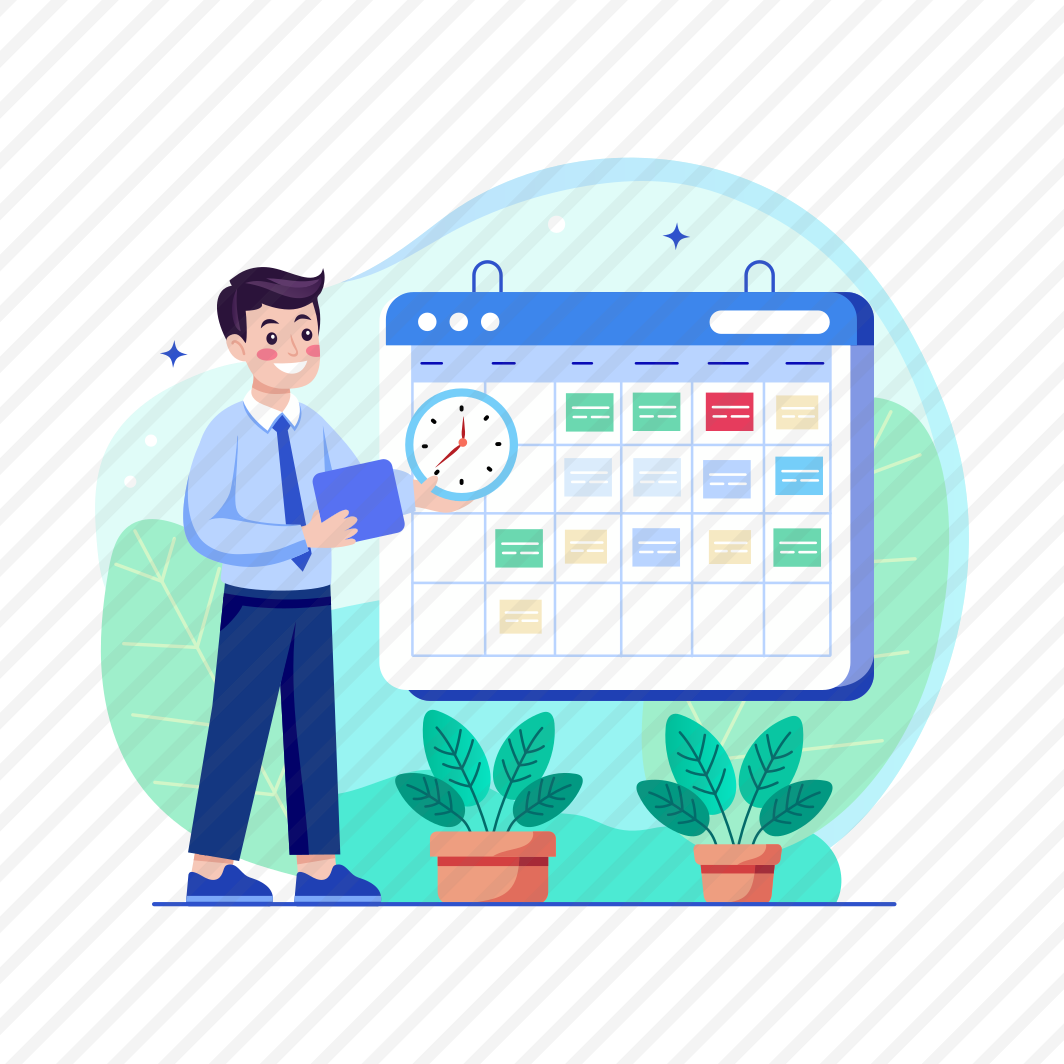 Appointment Booking, Schedule, Planner, Reminder, Time preview