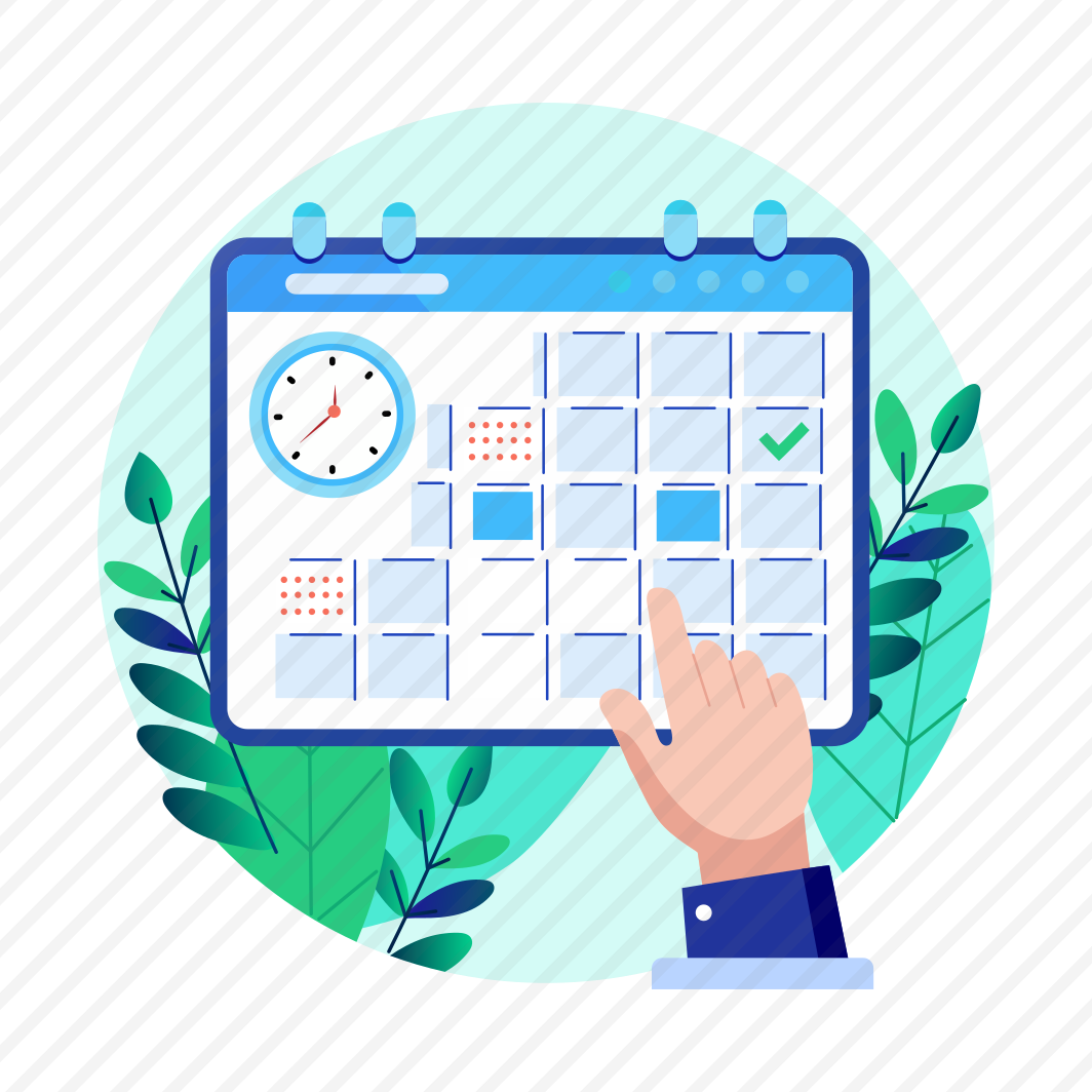 Appointment Schedule, Calendar, Planner, Reminder, Time preview