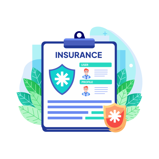 Medical Insurance, Assurance, Coverage, Claim, Healthcare illustration