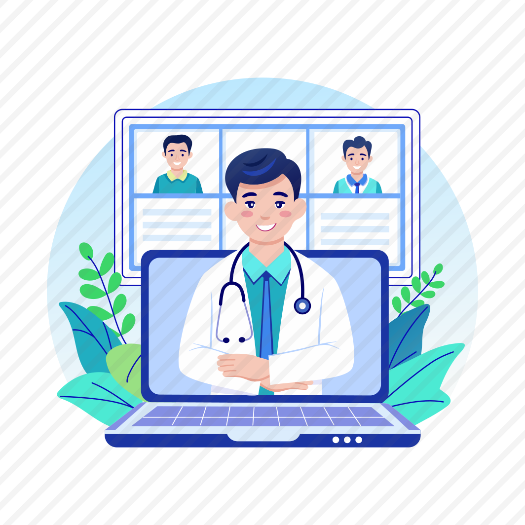 Online Consultation, Doctor, Checkup, Treatment, Medical preview