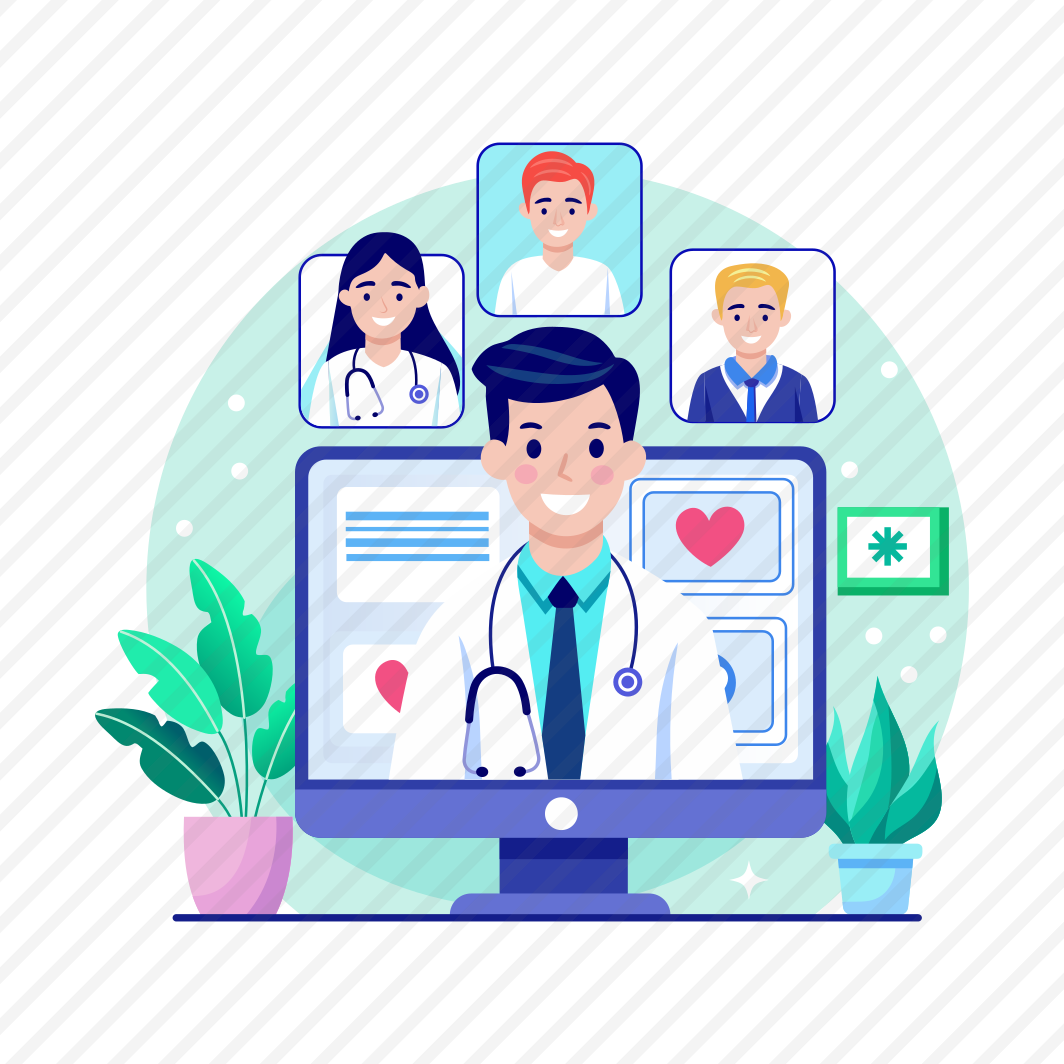 Online Treatment, Doctor, Checkup, Physician, Medical preview