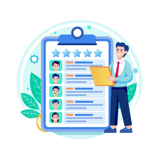 Rating, Review, Feedback, Experience, Patient Satisfaction illustration