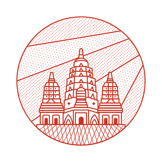 Prambanan Temple, Landmark, Building, Structure, Architecture illustration