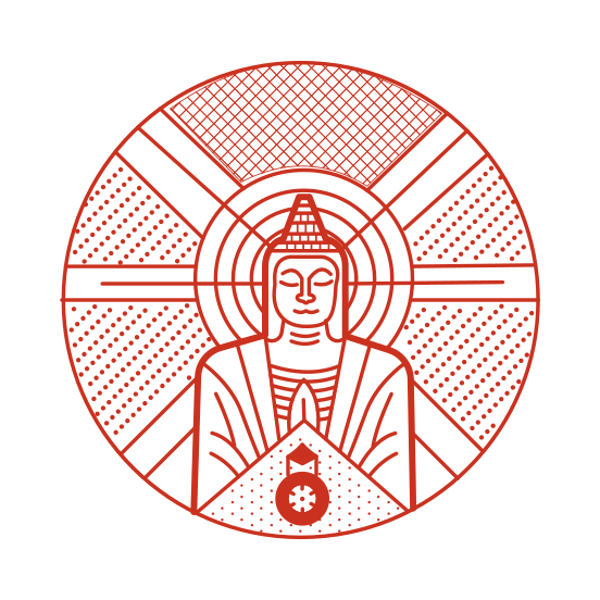 Spring Temple, Buddhist, Landmark, Building, Structure, illustration