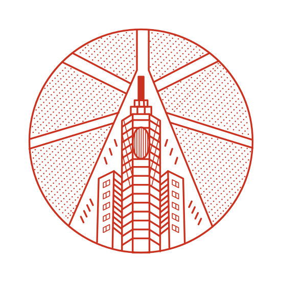 Trade Centre, Skyscraper, Landmark, Building, Architecture illustration