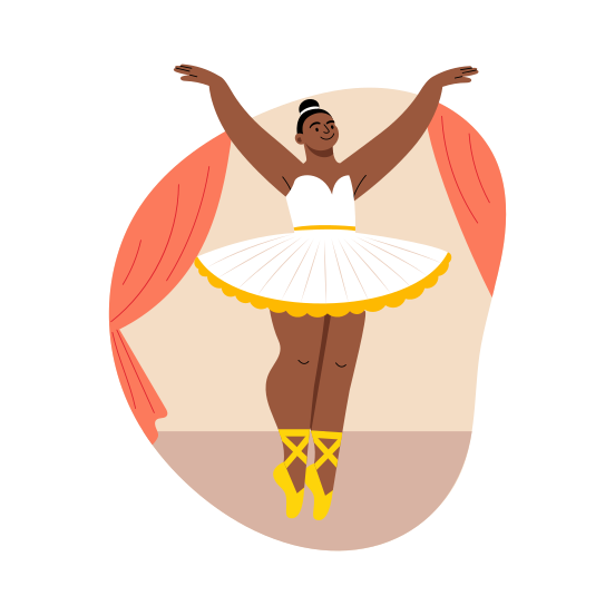 Ballerina, Ballet, Dancing, Performing, Artist, illustration