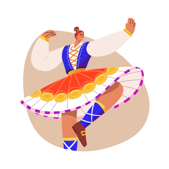 Celtic Dance, Irish Dance, Performing, Artist, Choreography, illustration