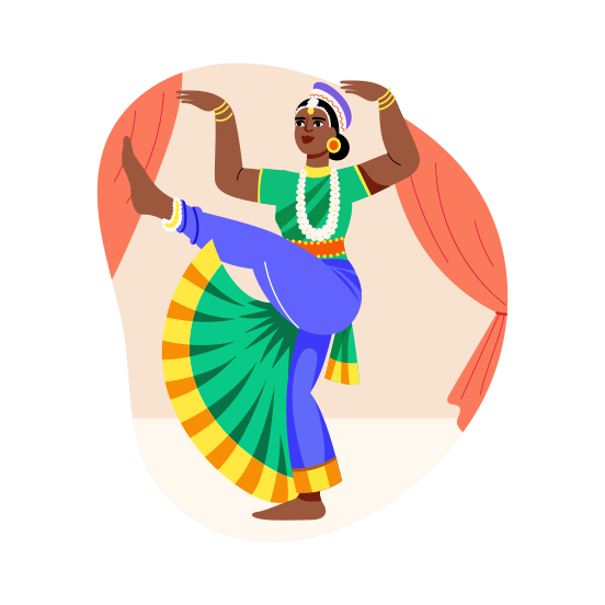 Classical Dance, Cultural, Performing, Artist, Choreography illustration